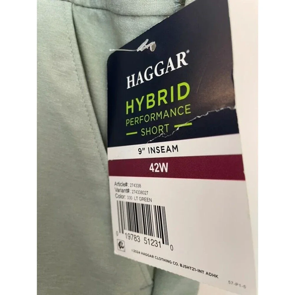 Haggar Hybrid Performance Short men’s 42W light green